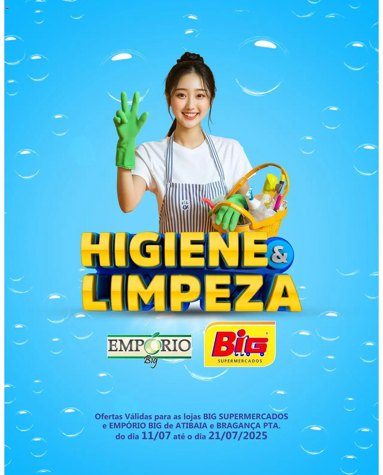 Big Supermercados folheto "Ofertas Higiene e Limpeza" válido a partir de 11/07/2025 - número de página 1