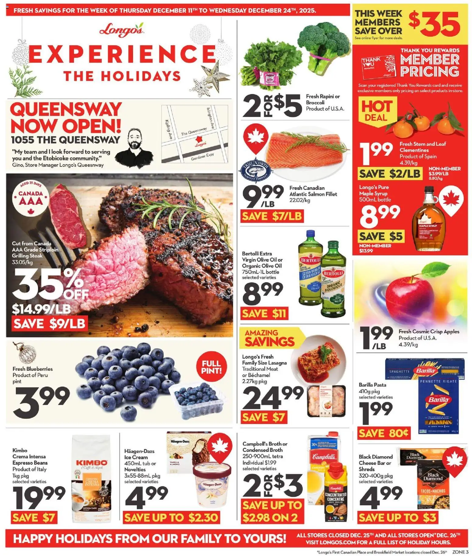 Preview of leaflet Weekly flyer / circulaire from shop Longo's is valid from Dec 11, 2025