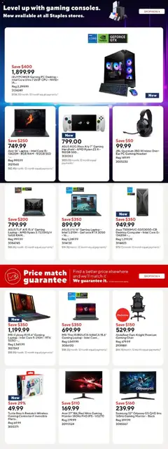 Preview of leaflet Black Friday from shop Staples is valid from Nov 14, 2025 | Page: 12
