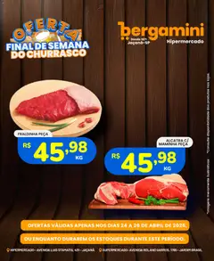 Pré-Visualização do folheto "Supermercado Bergamini ofertas Churrasco" da loja Supermercado Bergamini válido a partir de 24/04/2026