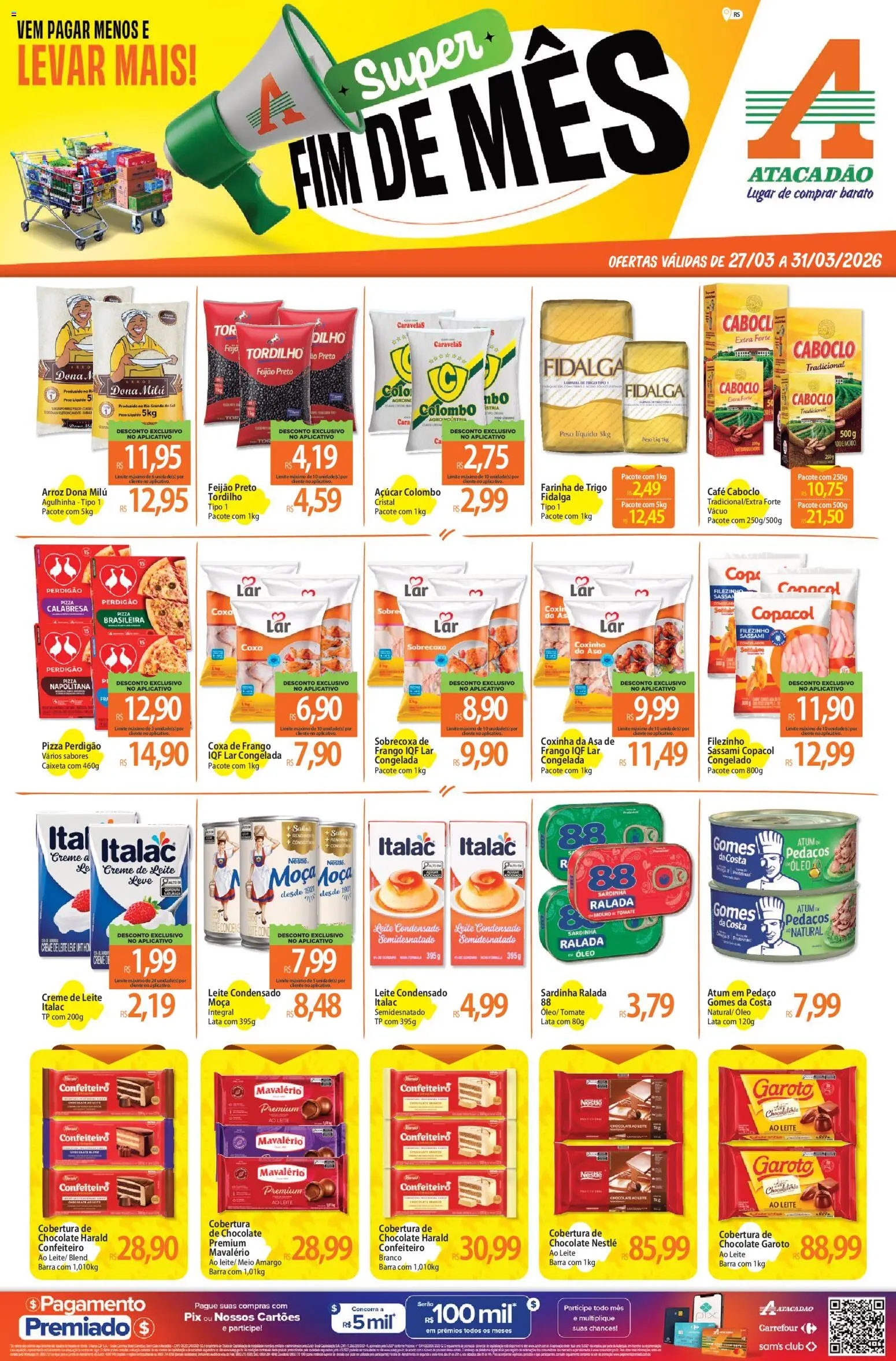 Pré-Visualização do folheto "Atacadão ofertas - RS" da loja Atacadão válido a partir de 27/03/2026