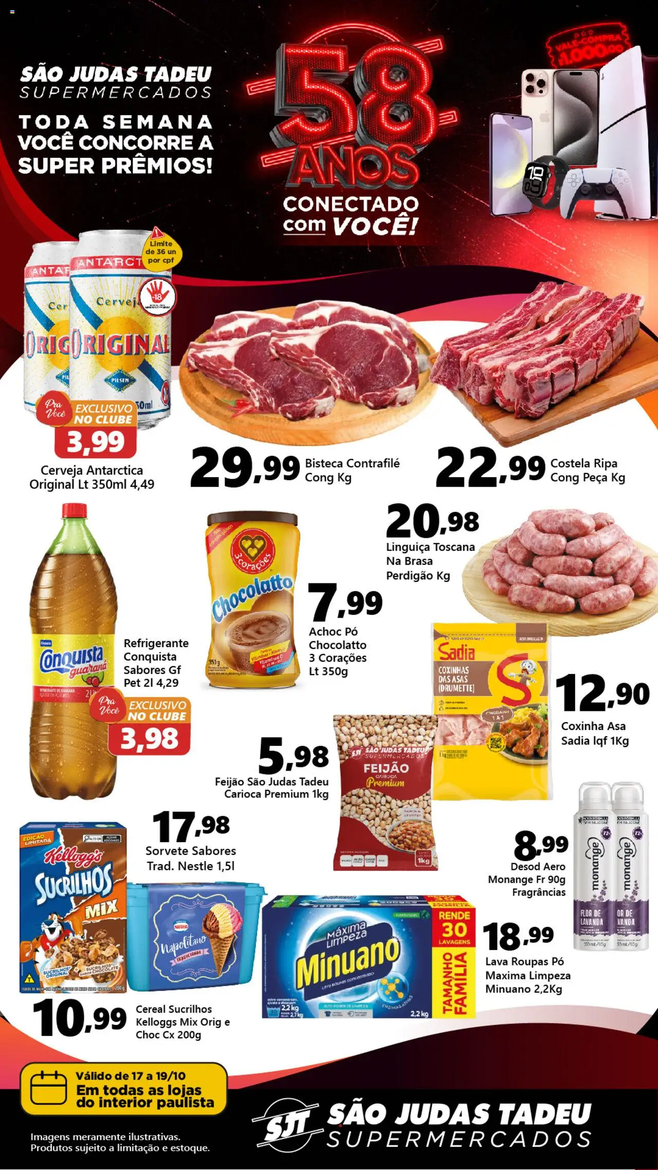 São Judas Tadeu folheto "Ofertas da semana" válido a partir de 17/10/2025 - número de página 1