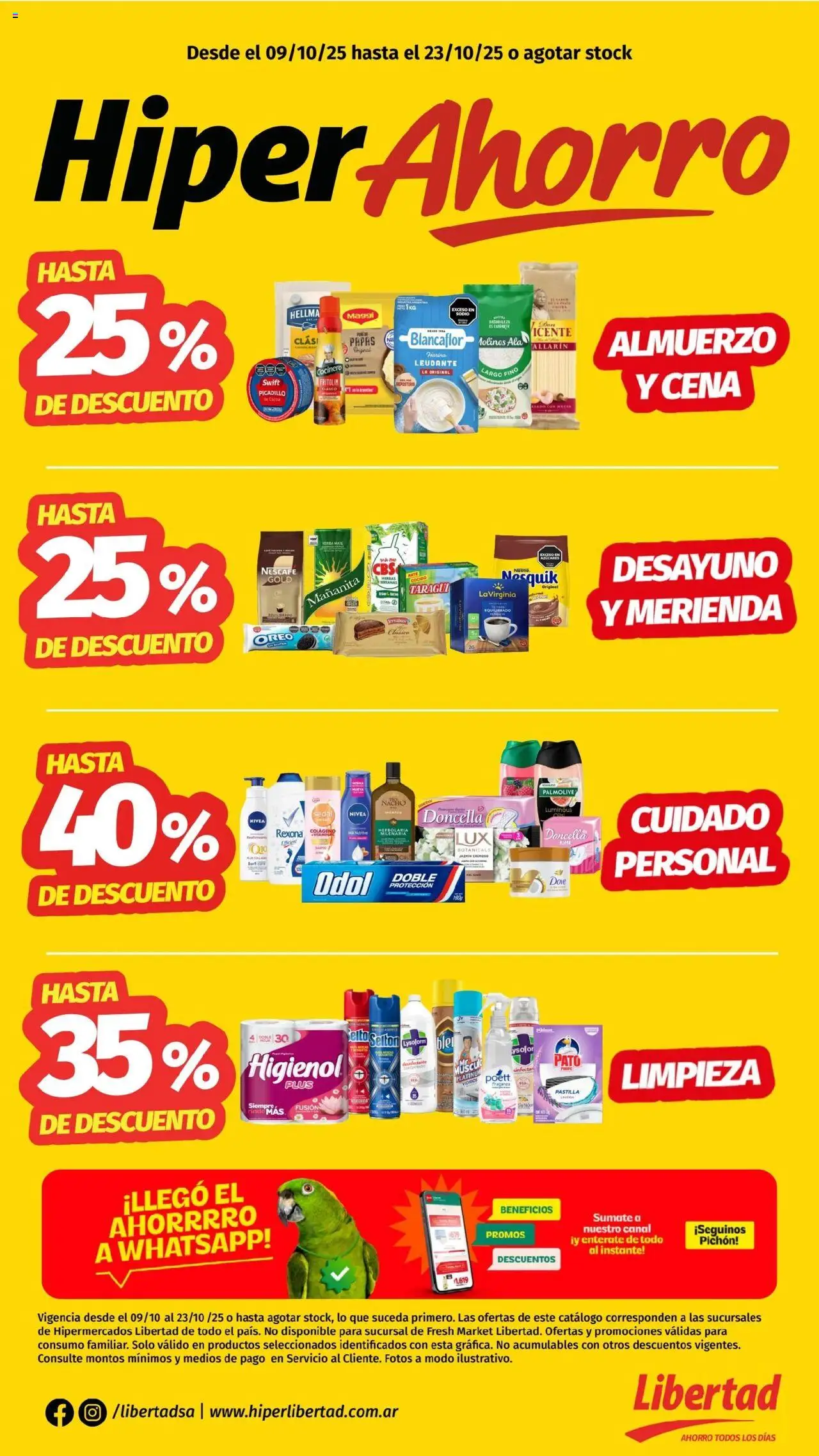 Hipermercado Libertad Catálogo del 09/10/2025 Online