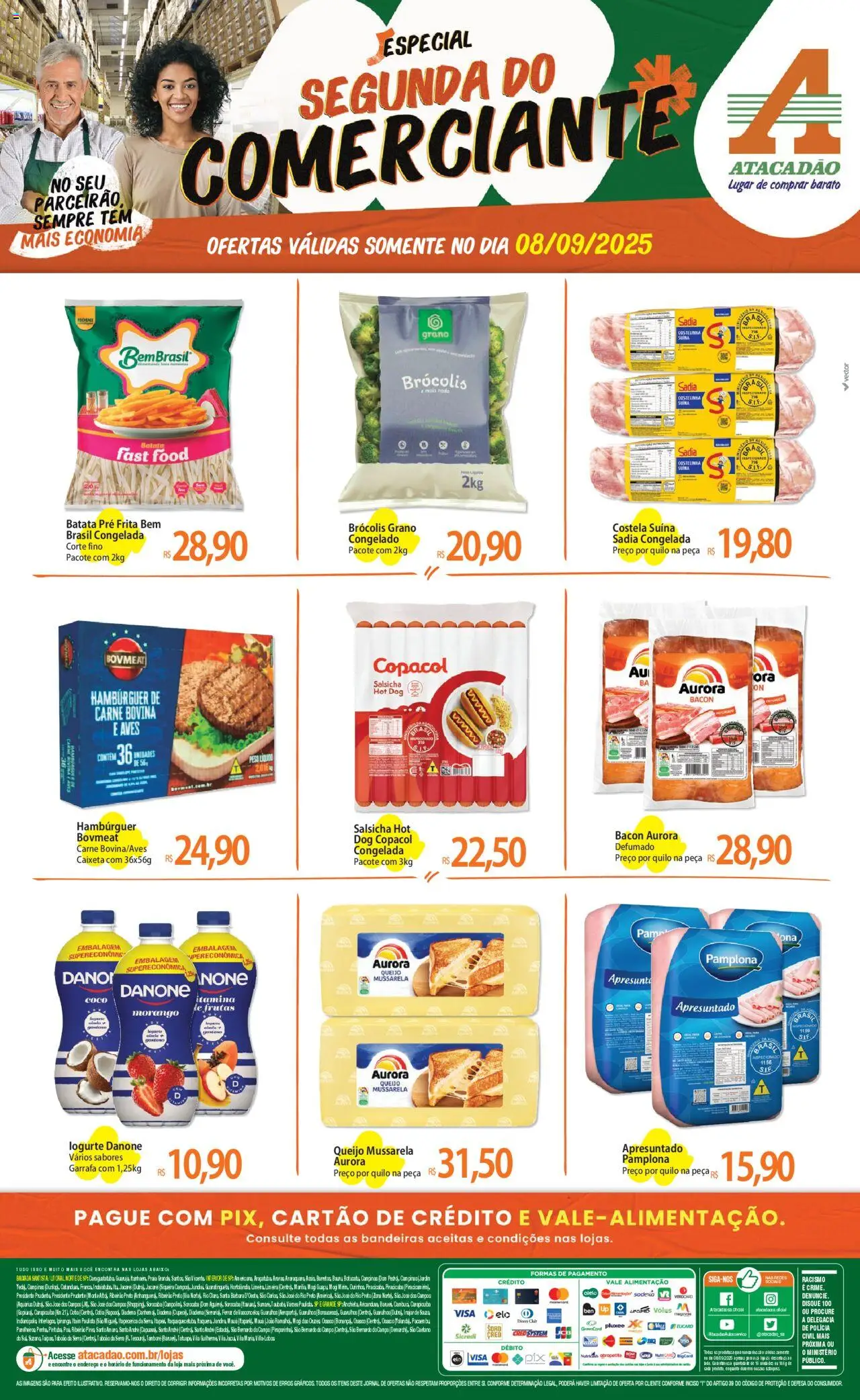 Atacadão folheto "Ofertas - SP" válido a partir de 08/09/2025 - número de página 1