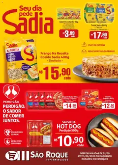 Pré-Visualização do folheto "Ofertas da semana" da loja São Roque Supermercados válido a partir de 12/09/2025