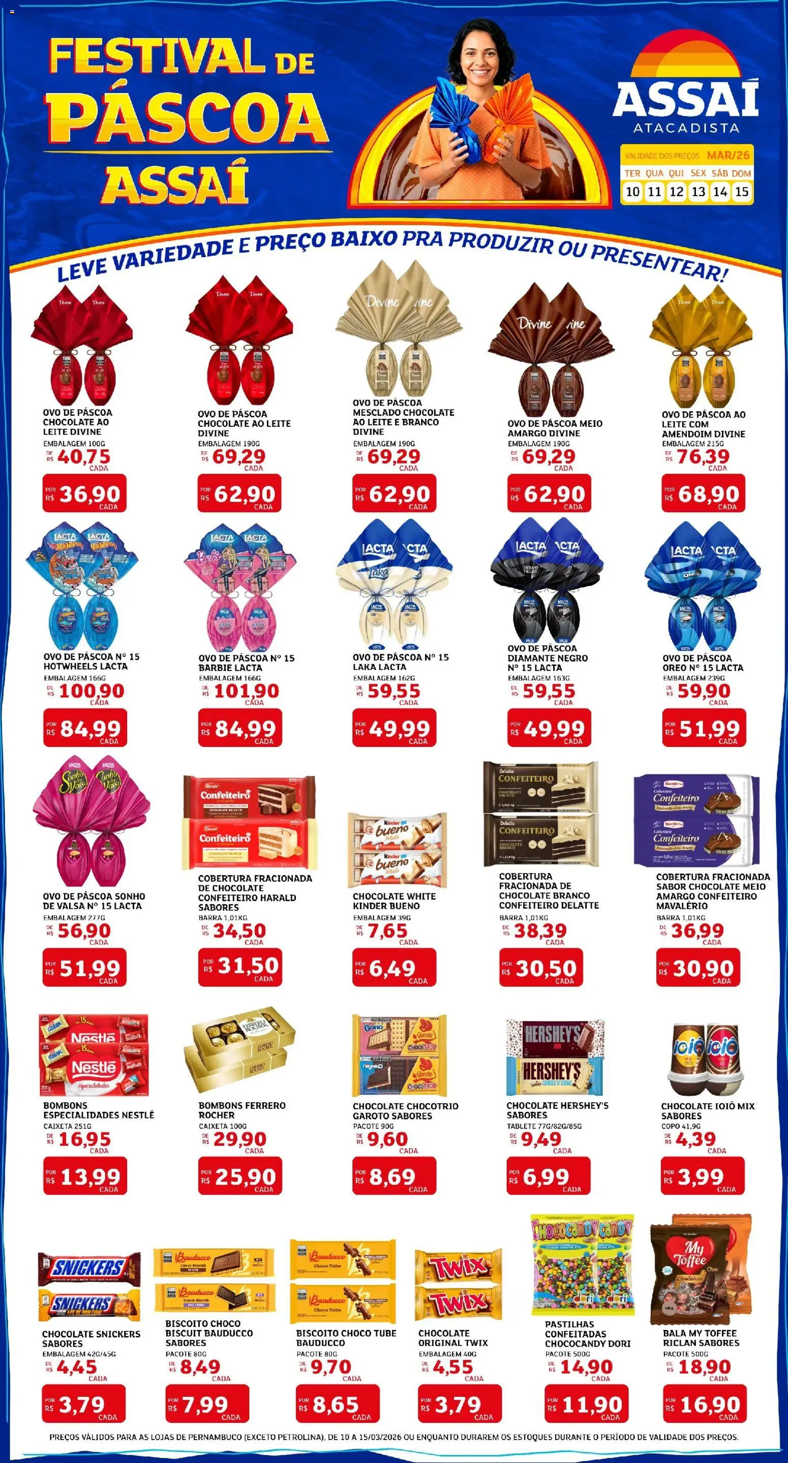 Pré-Visualização do folheto "Assaí Atacadista ofertas - PE" da loja Assaí Atacadista válido a partir de 10/03/2026