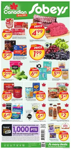 Preview of leaflet Weekly flyer / circulaire from shop Sobeys is valid from Sep 04, 2025