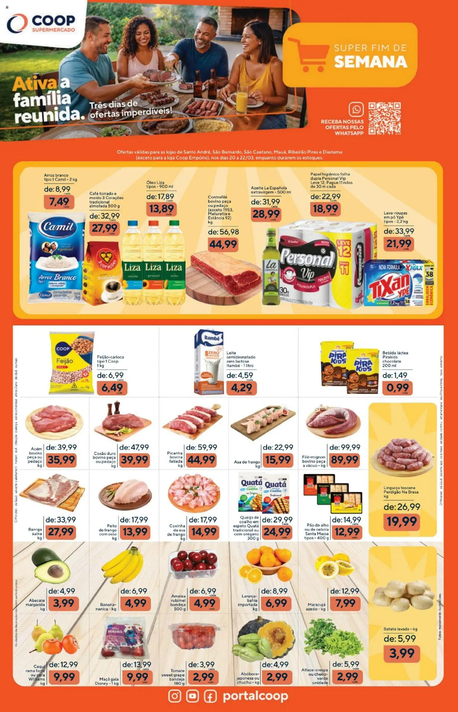 Pré-Visualização do folheto "Coop ofertas Fim de Semana" da loja Coop válido a partir de 20/03/2026