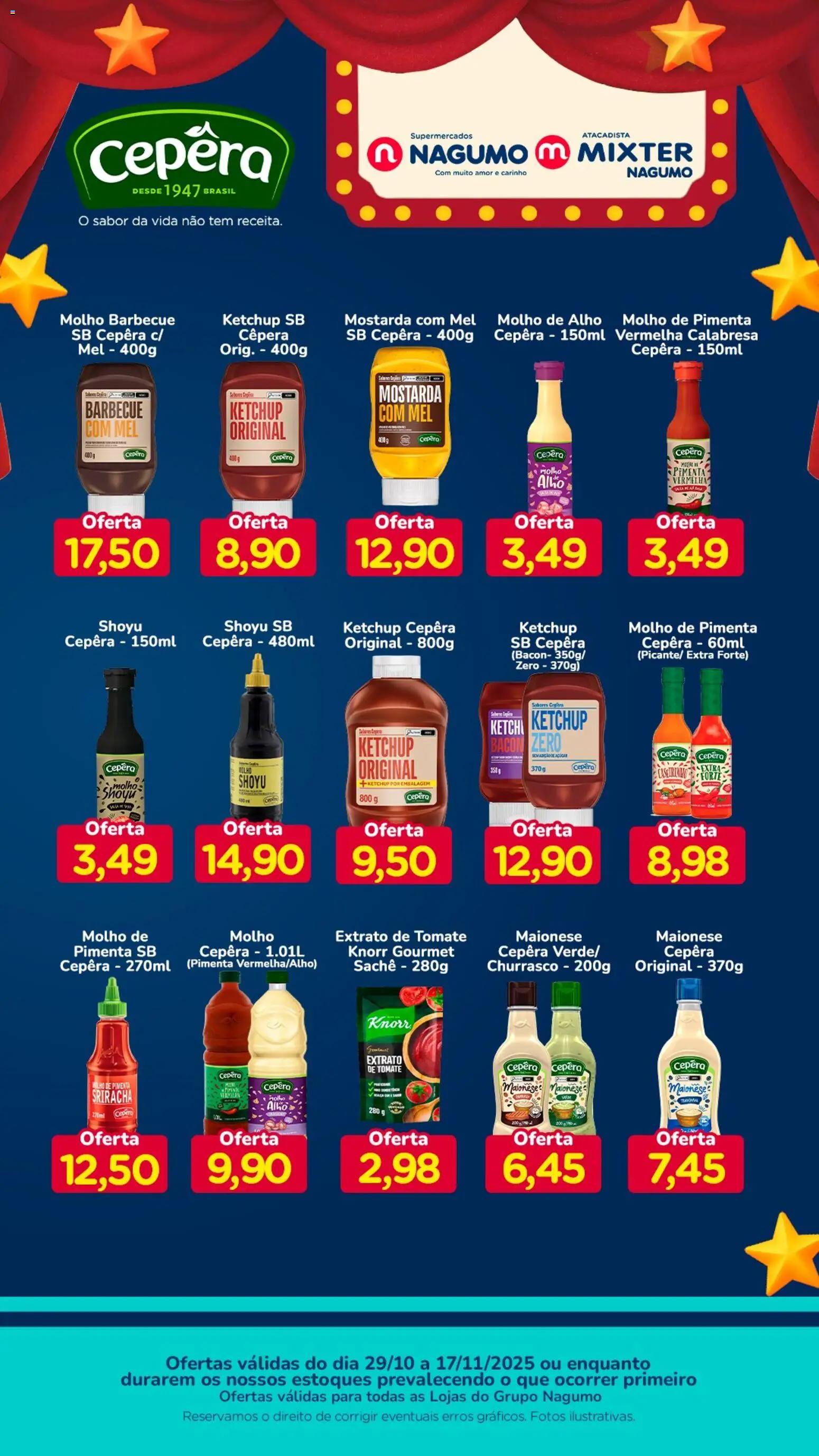 Pré-Visualização do folheto "Ofertas Cepera" da loja Nagumo válido a partir de 29/10/2025