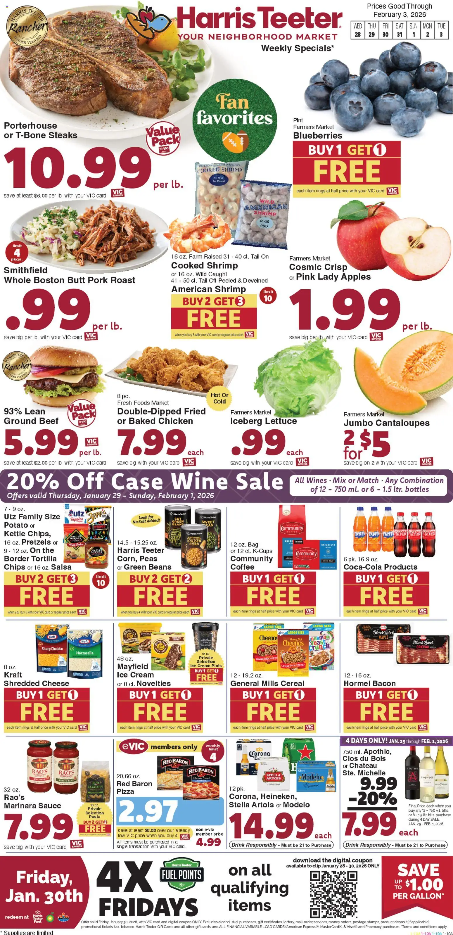 Ad Preview of Harris Teeter Weekly Ad from 01/28/2026