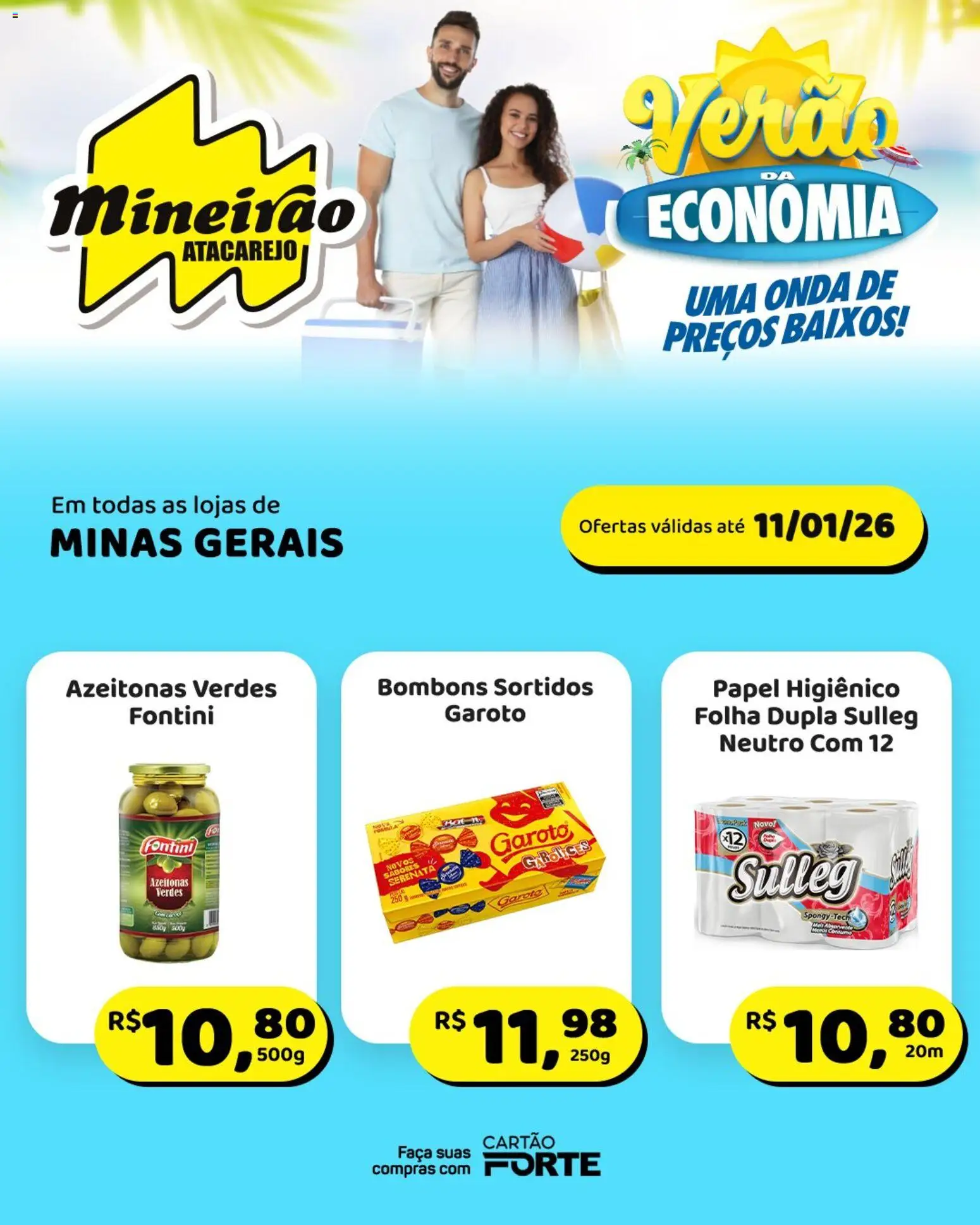 Pré-Visualização do folheto "Ofertas da semana" da loja Mineirão Atacarejo válido a partir de 05/01/2026