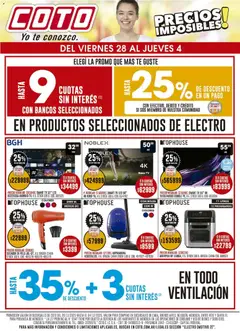 Vista previa del folleto de la tienda Coto válido desde el 28/11/2025 