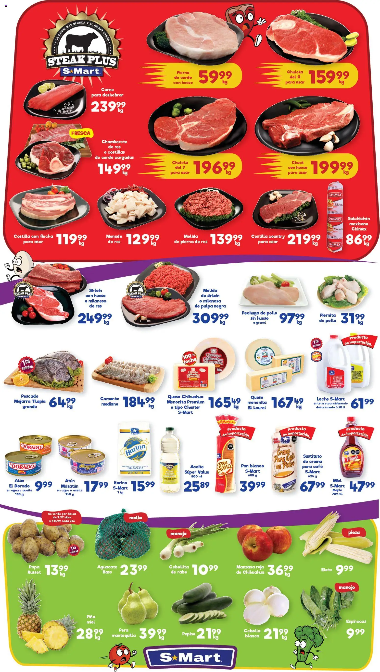 Vista previa las ofertas de la tienda S-Mart - Folleto Ofertas de Feria Chihuahua desde el 09/01/2026 