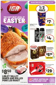Preview of catalogue IGA catalogue WA from shop IGA valid 25/03/2026