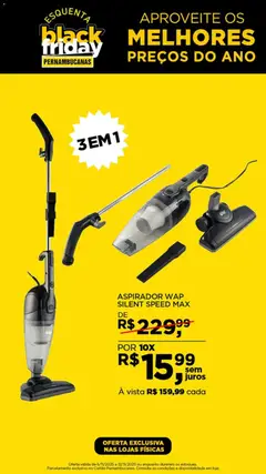 Pré-Visualização do folheto "Black Friday" da loja Pernambucanas válido a partir de 06/11/2025