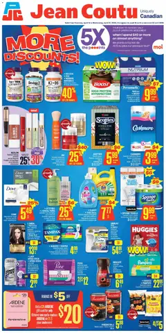 Preview of leaflet Jean Coutu weekly flyer from shop Jean Coutu is valid from Apr 16, 2026