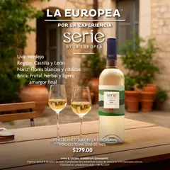Vista previa las ofertas de la tienda La Europea - Catálogo Vino Blanco Serie By Verdejo 750 ml desde el 01/01/2026 