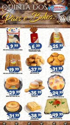Pré-Visualização do folheto "Bramil Supermercados ofertas Quinta dos Pães e Bolos" da loja Bramil Supermercados válido a partir de 12/03/2026