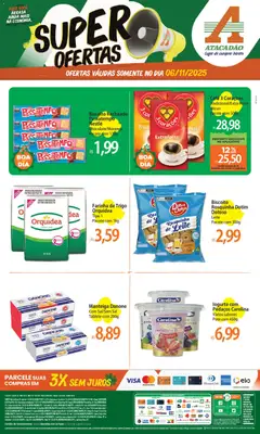 Pré-Visualização do folheto "Ofertas - PR" da loja Atacadão válido a partir de 06/11/2025