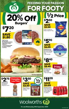 Preview of catalogue Weekly Specials Catalogue TAS from shop Woolworths valid 24/09/2025