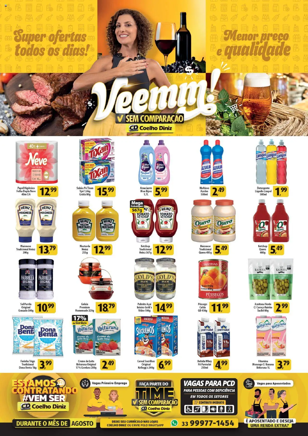 Coelho Diniz folheto "Ofertas da semana" válido a partir de 01/08/2025 - número de página 1