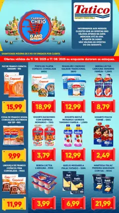 Pré-Visualização do folheto "Ofertas da semana" da loja Tatico válido a partir de 11/08/2025