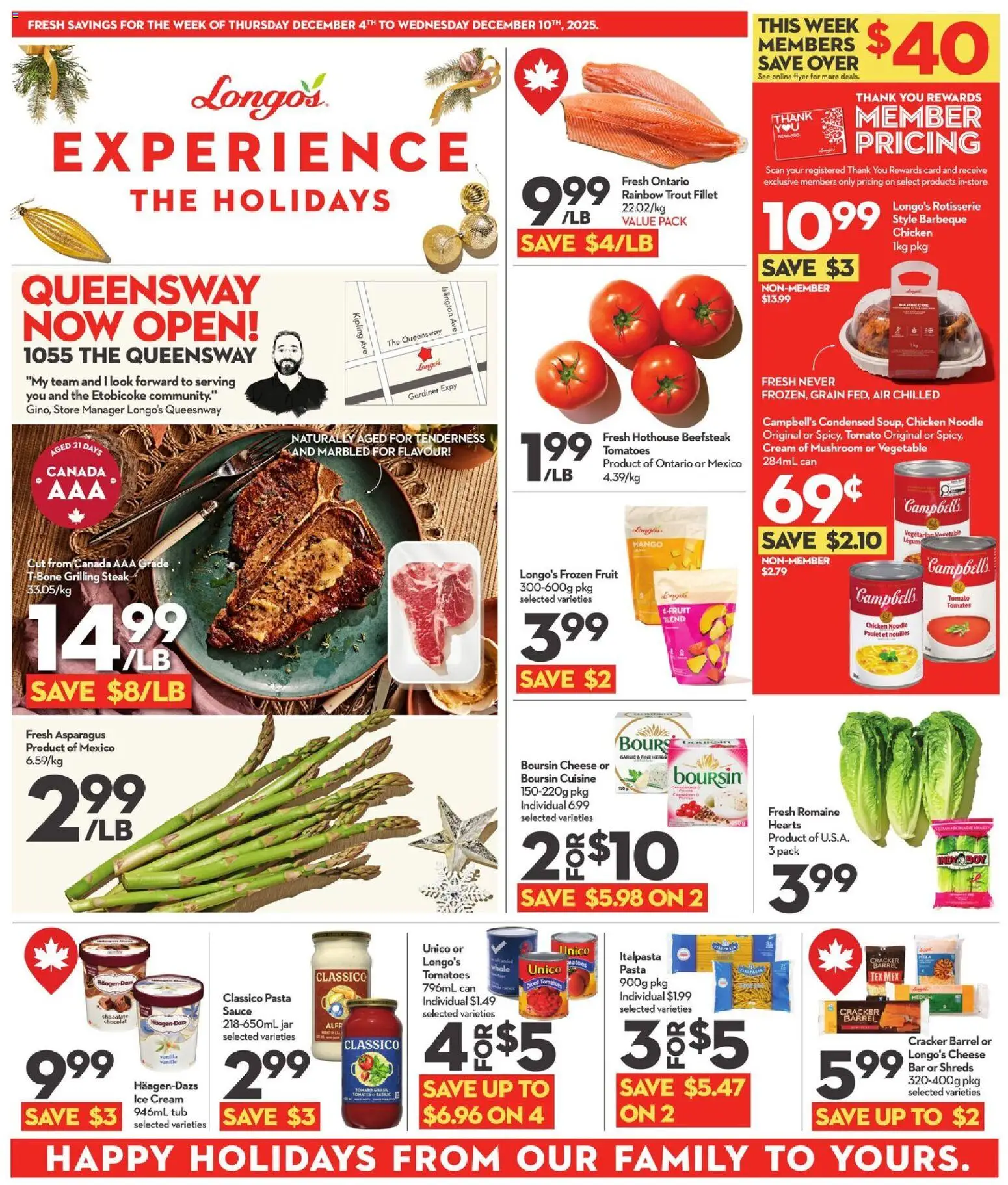 Preview of leaflet Weekly flyer / circulaire from shop Longo's is valid from Dec 04, 2025