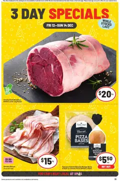 Preview of catalogue 3 Day Specials WA from shop IGA valid 12/12/2025