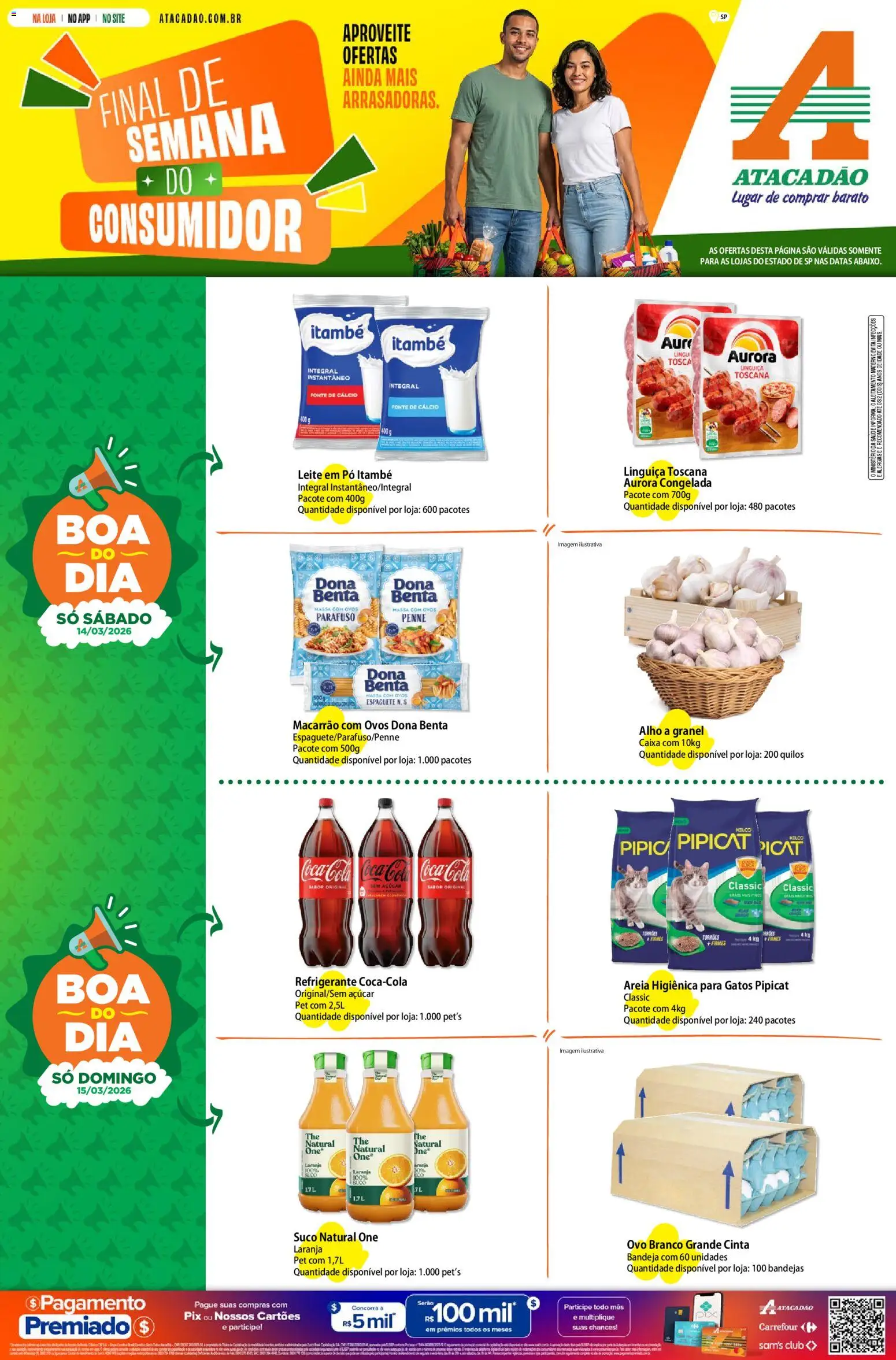 Pré-Visualização do folheto "Atacadão ofertas - SP" da loja Atacadão válido a partir de 14/03/2026