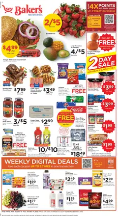 Ad Preview of Baker's Weekly Ad from 10/08/2025