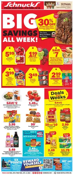 Ad Preview of Schnucks Schnucks Weekly Print Ad - MO from 04/08/2026