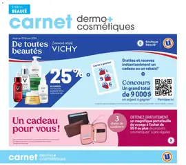 Un aperçu du dépliant Carnet Beauté du magasin Uniprix est valide à partir 12 févr. 2026