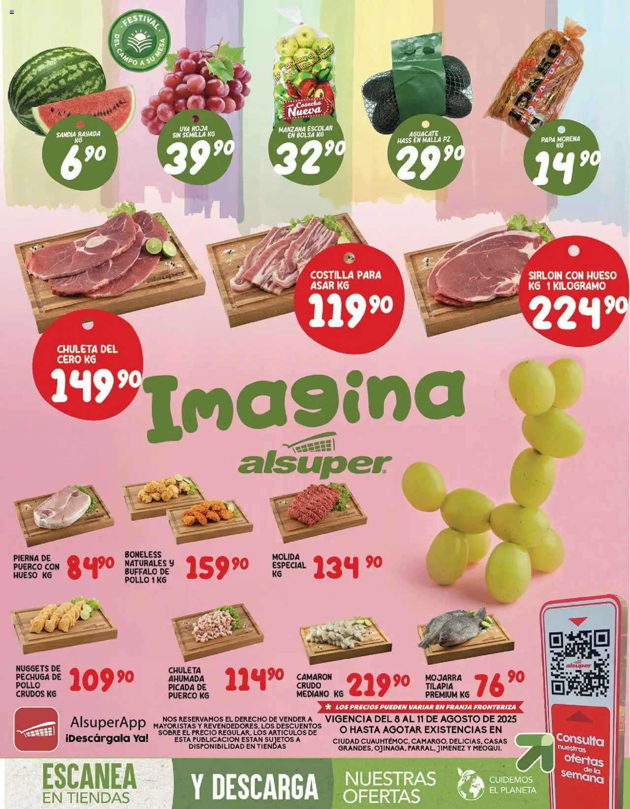 Folleto - Chihuahua Estado Alsuper y sus promociones válidas desde el 08/08/2025 - Número de página 1