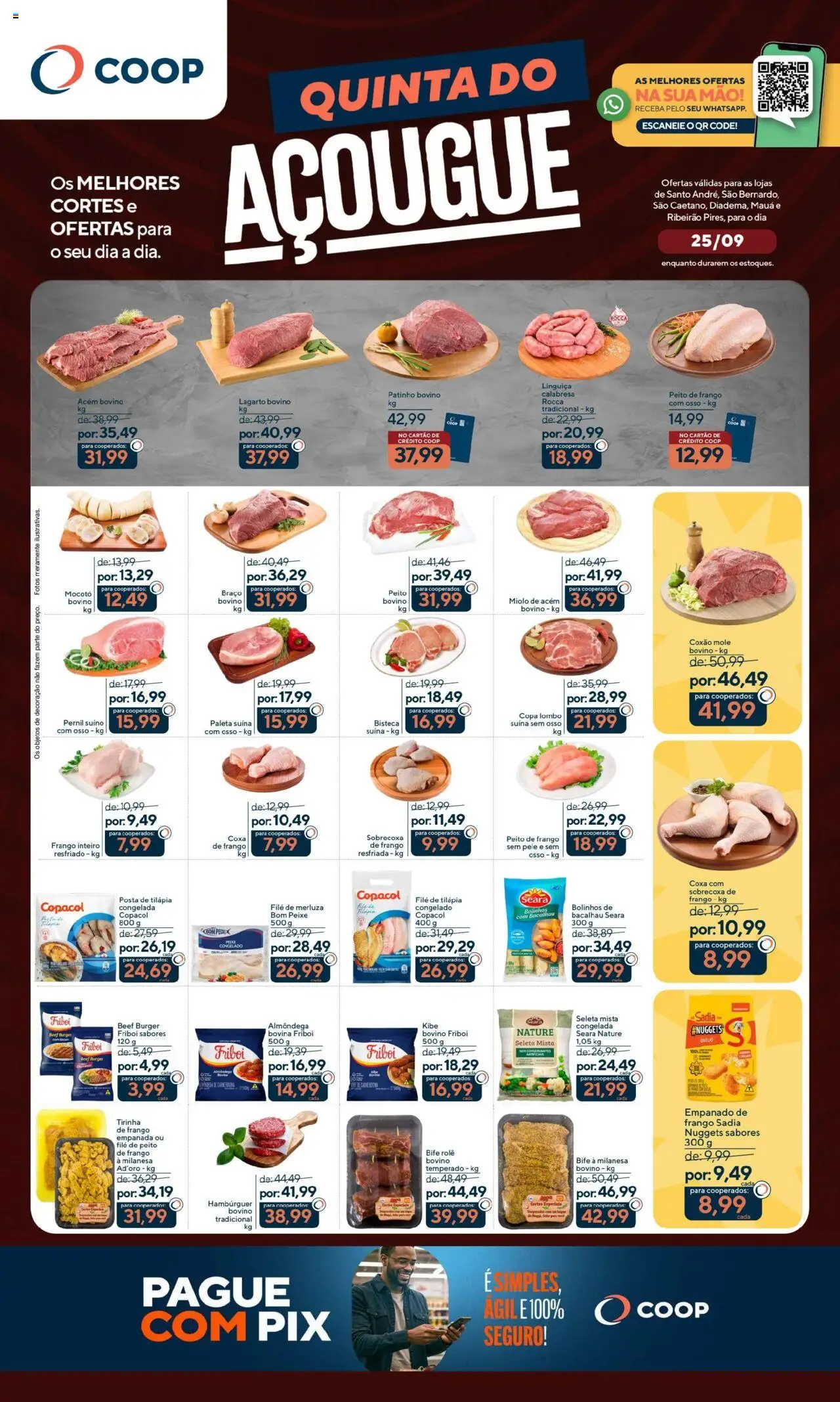 Coop folheto "Ofertas Quinta do Açougue" válido a partir de 25/09/2025 - número de página 1