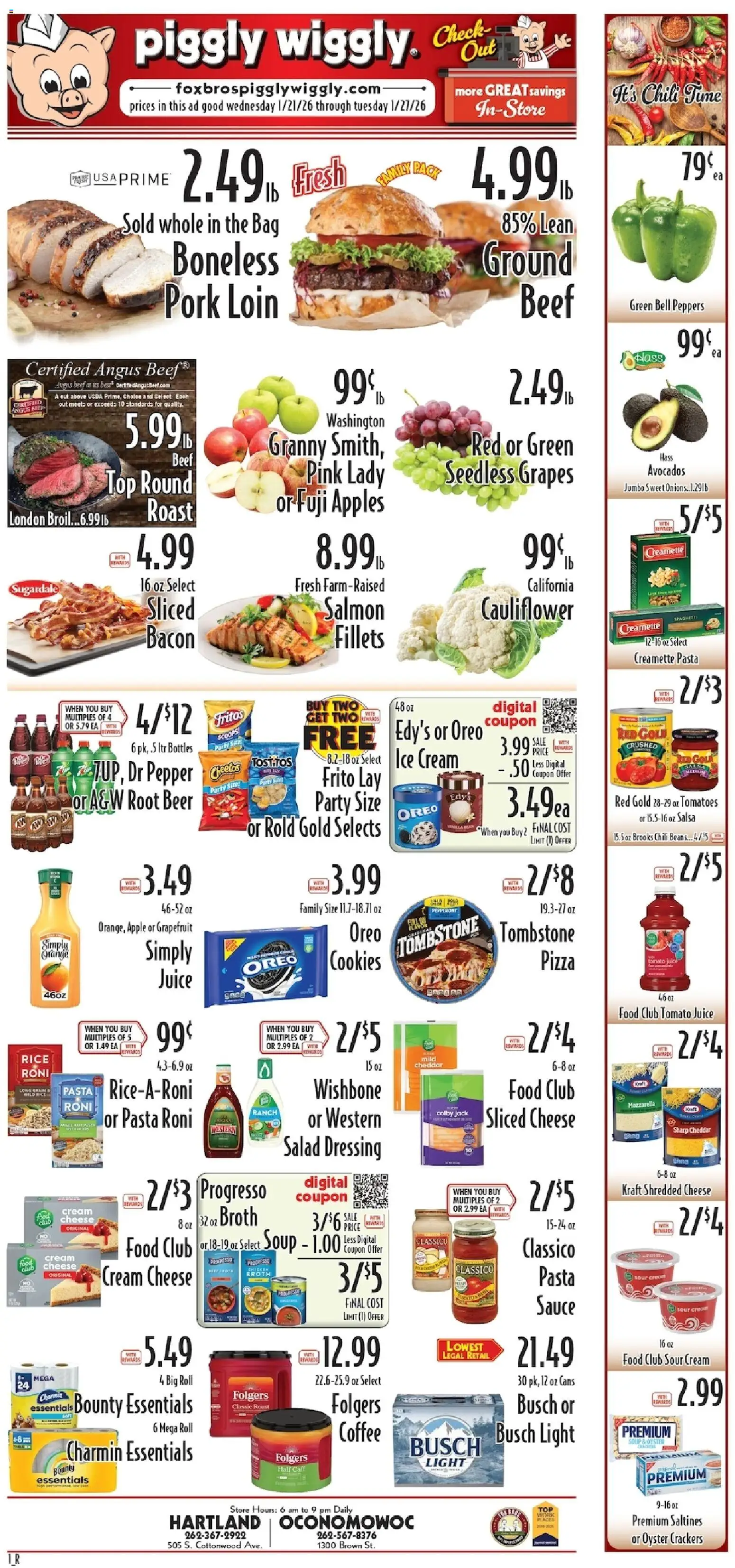 Ad Preview of Piggly Wiggly Weekly Ad from 01/21/2026