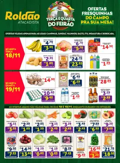 Pré-Visualização do folheto "Ofertas Hortifruti " da loja Roldão válido a partir de 18/11/2025