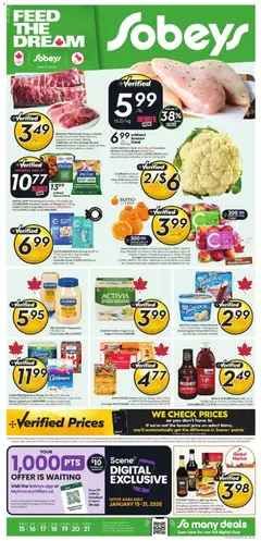 Un aperçu du dépliant Weekly Flyer - NS du magasin Sobeys est valide à partir 15 janv. 2026