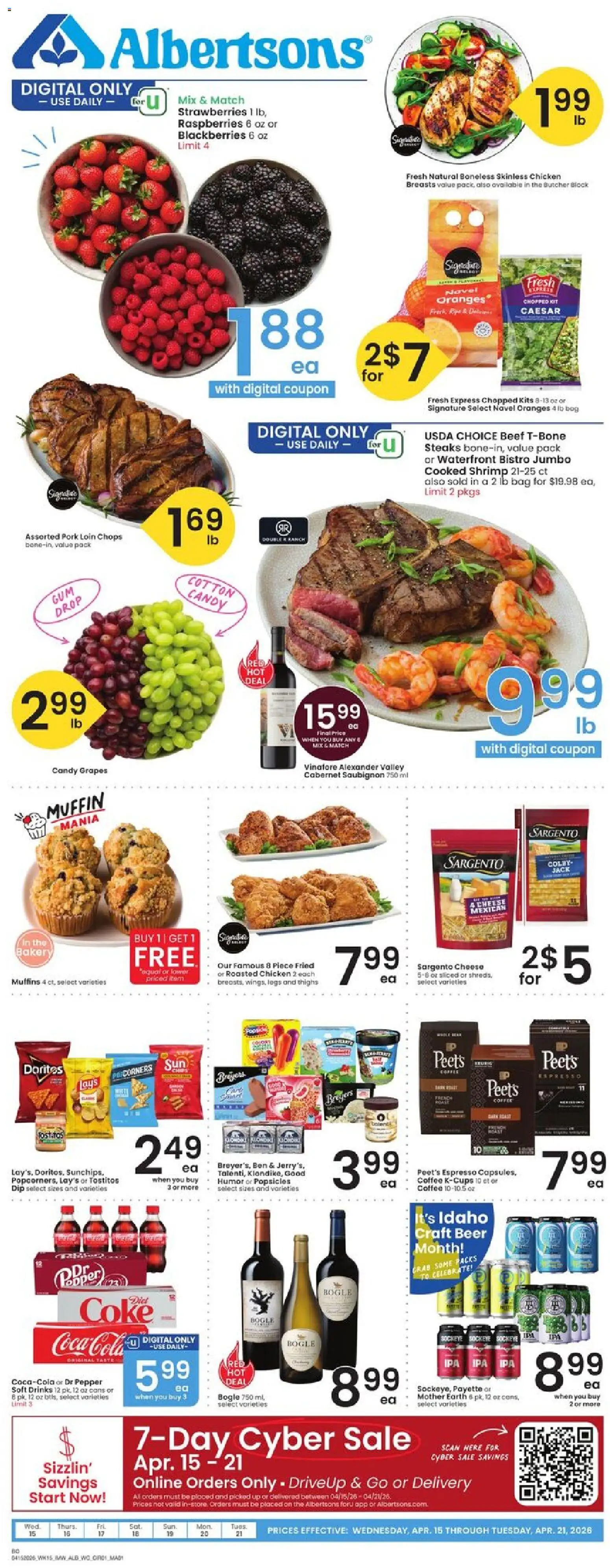 Ad Preview of Albertsons Albertsons Weekly Ad from 04/15/2026