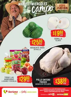 Vista previa las ofertas de la tienda Soriana - Martes y Miércoles del Campo Híper: Juárez desde el 16/09/2025 