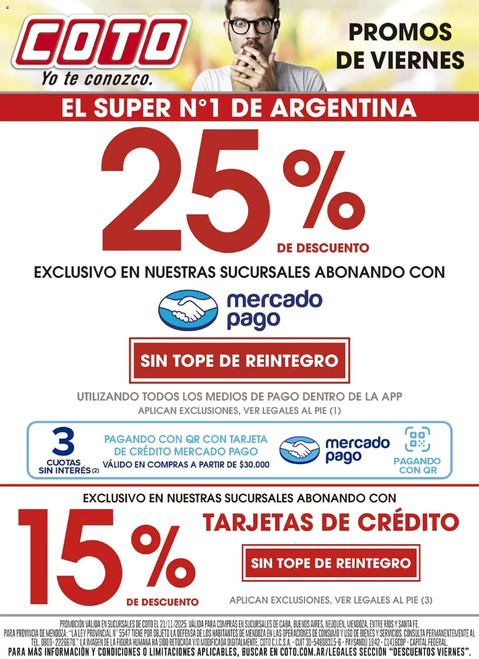 Vista previa del folleto de la tienda Coto válido desde el 21/11/2025 