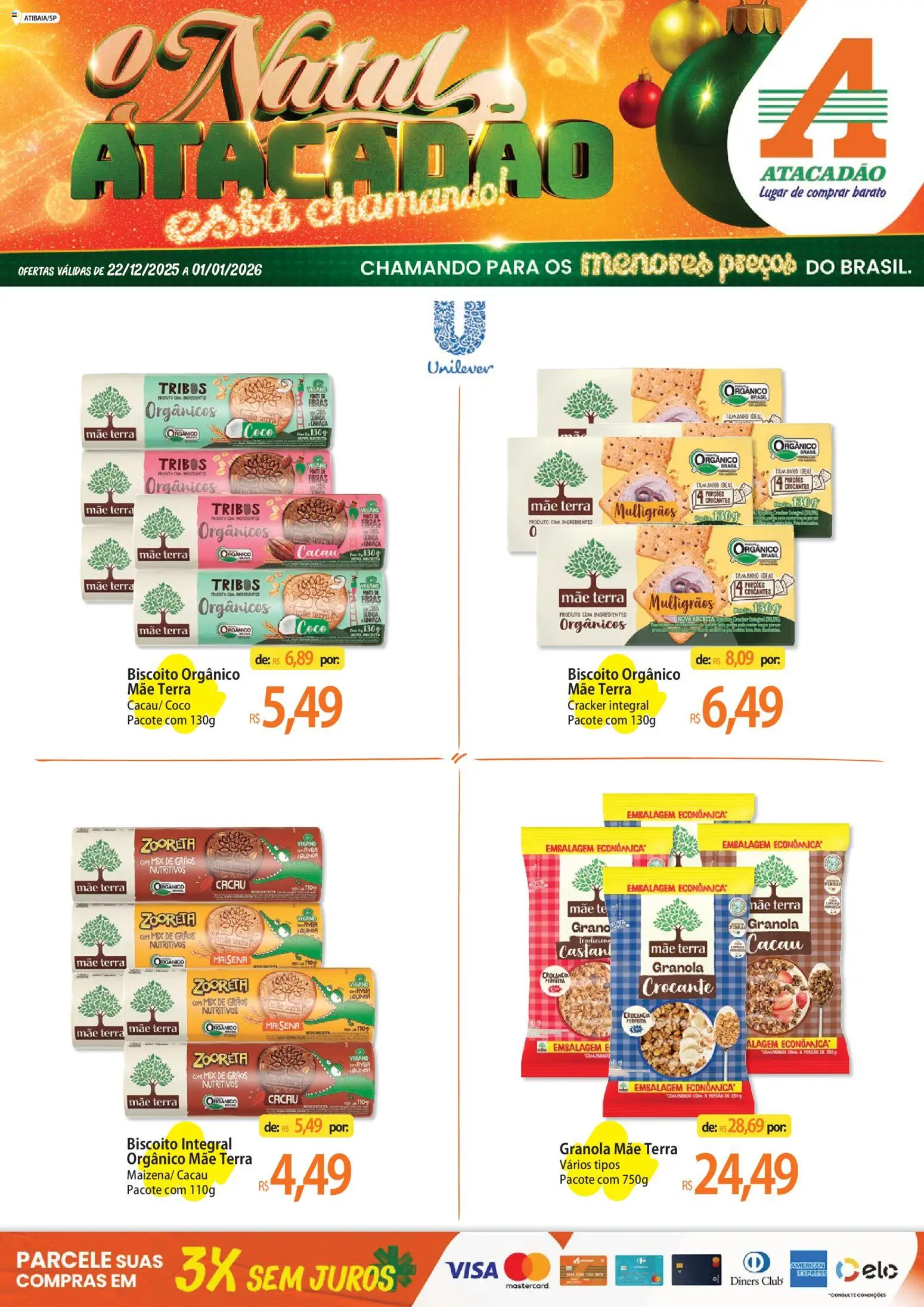 Pré-Visualização do folheto "Ofertas - SP" da loja Atacadão válido a partir de 22/12/2025