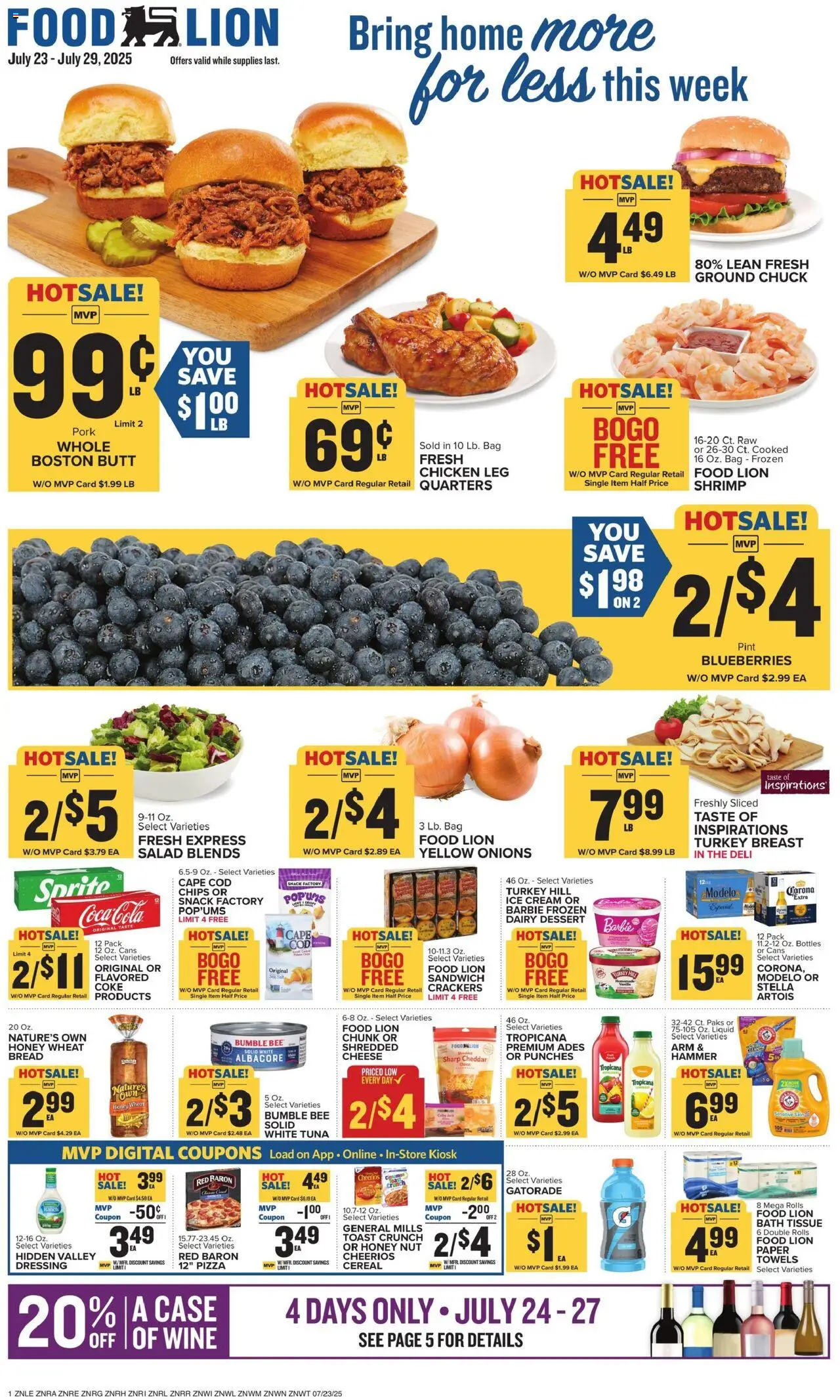 Food Lion Weekly Ad (07/23/2025) >> Preview AD next week - Page number 1