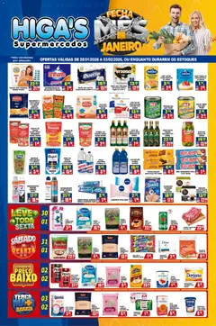 Pré-Visualização do folheto "Ofertas da semana" da loja Higa's Supermercado válido a partir de 28/01/2026