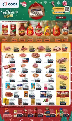 Pré-Visualização do folheto "Ofertas Quinta do Açougue" da loja Coop válido a partir de 18/12/2025