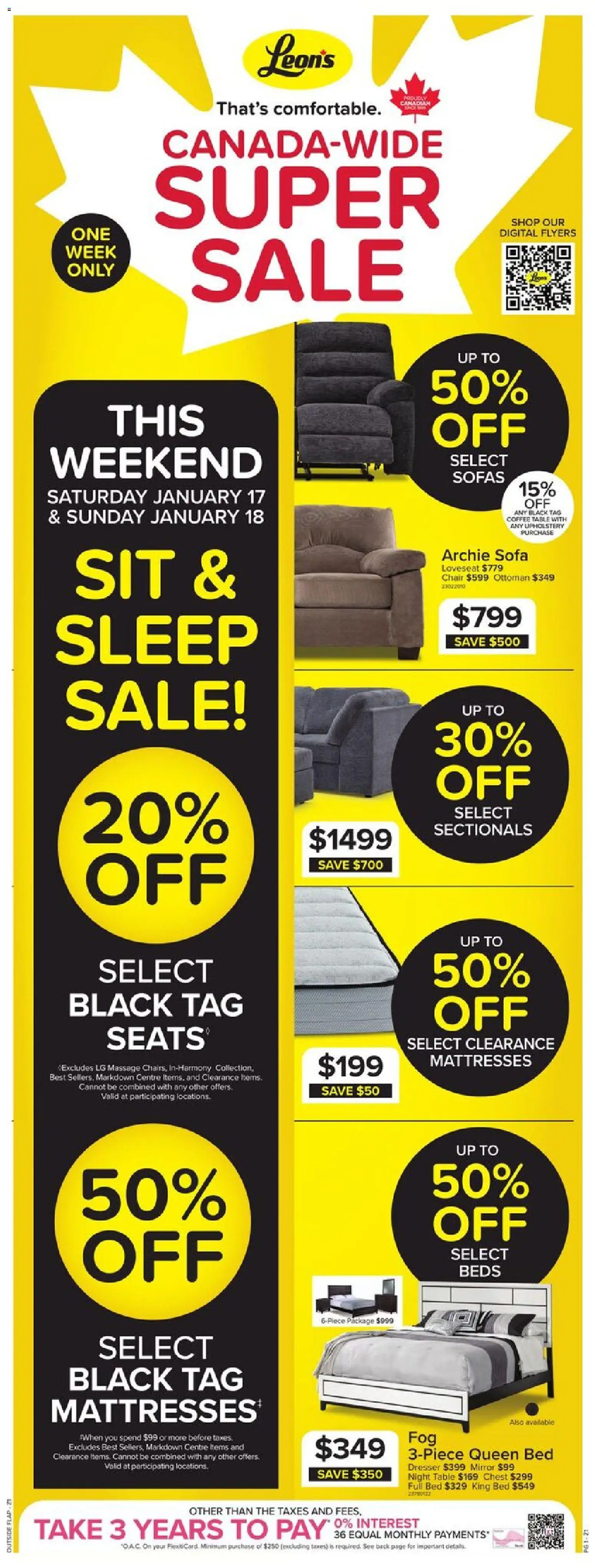 Preview of leaflet Weekly flyer / circulaire from shop Leon's is valid from Jan 15, 2026