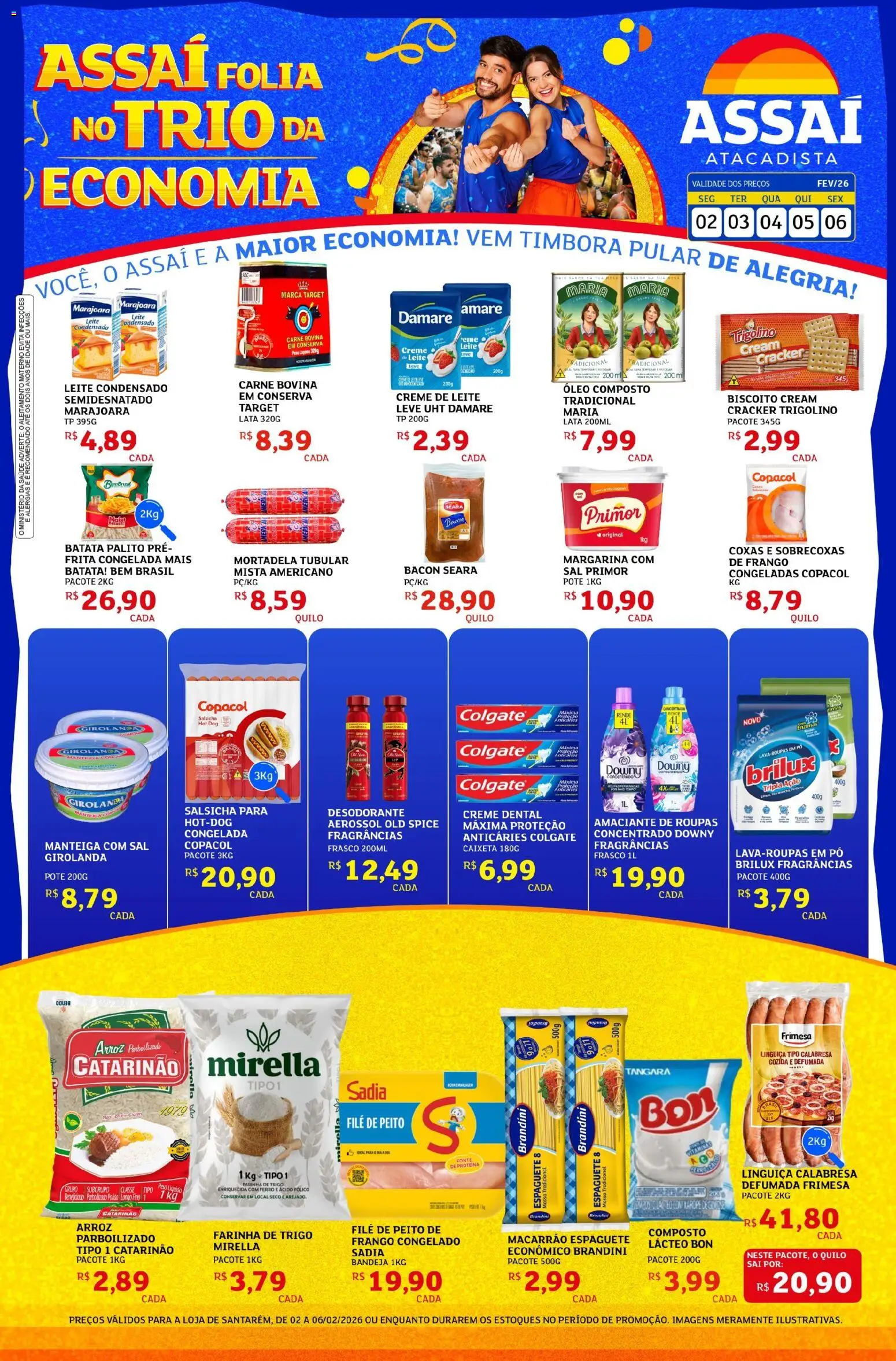 Pré-Visualização do folheto "Encarte - PA" da loja Assaí Atacadista válido a partir de 02/02/2026