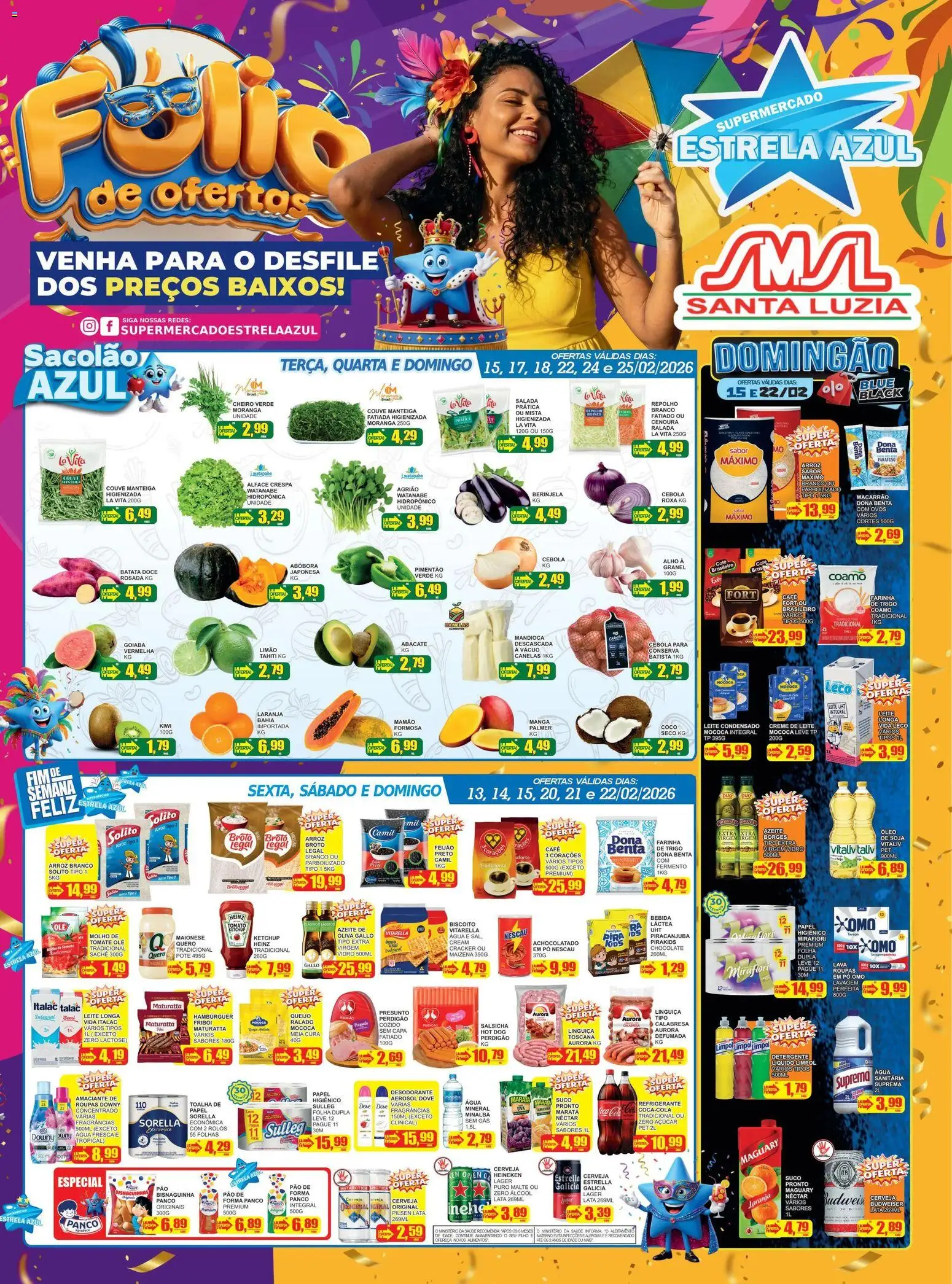 Pré-Visualização do folheto "Ofertas da semana" da loja Estrela Azul válido a partir de 12/02/2026