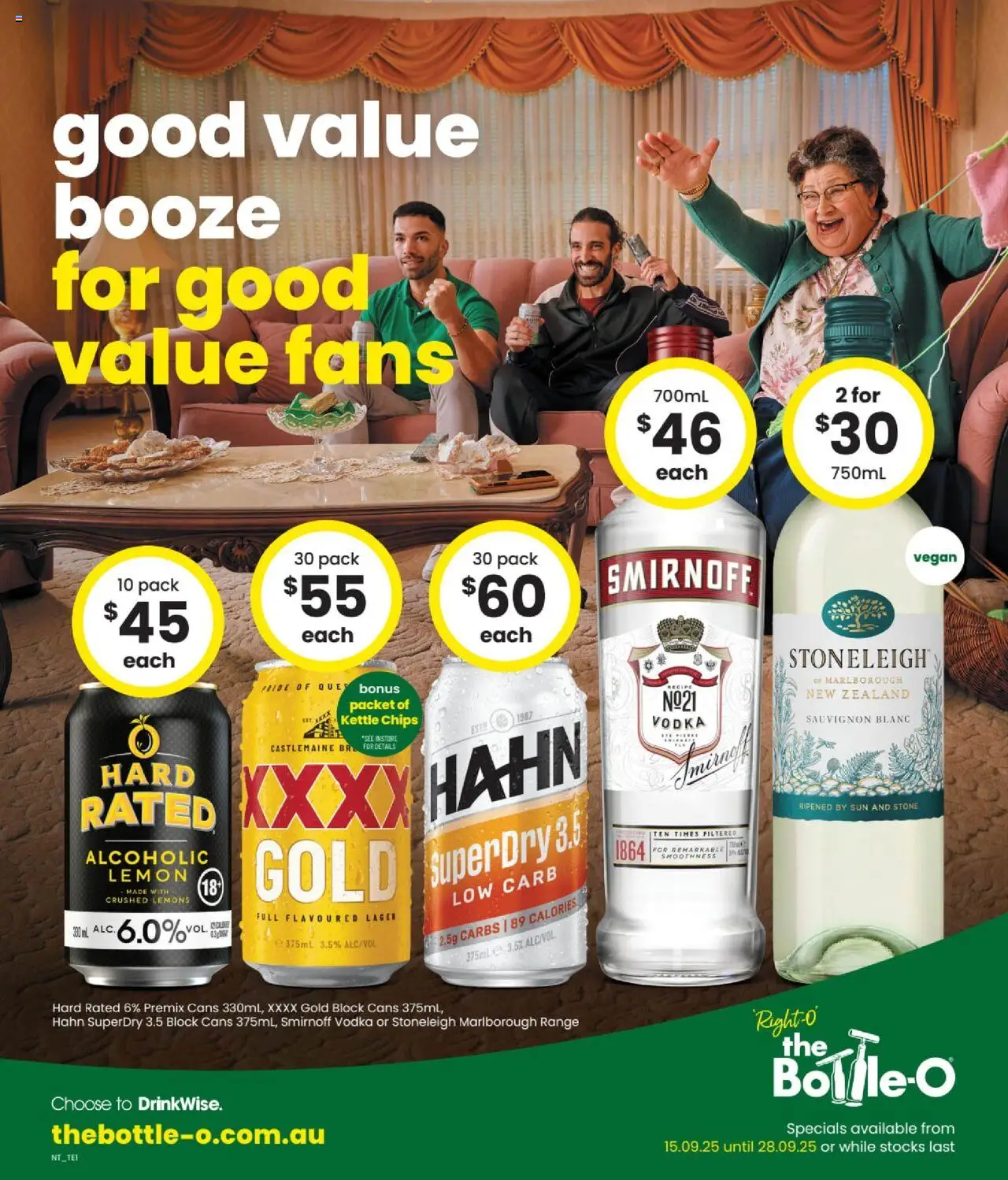 The Bottle-O catalogue valid from 15/09/2025 - page 1