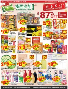 Un aperçu du dépliant Weekly Flyer - Mississauga du magasin Btrust Supermarket est valide à partir 20 févr. 2026