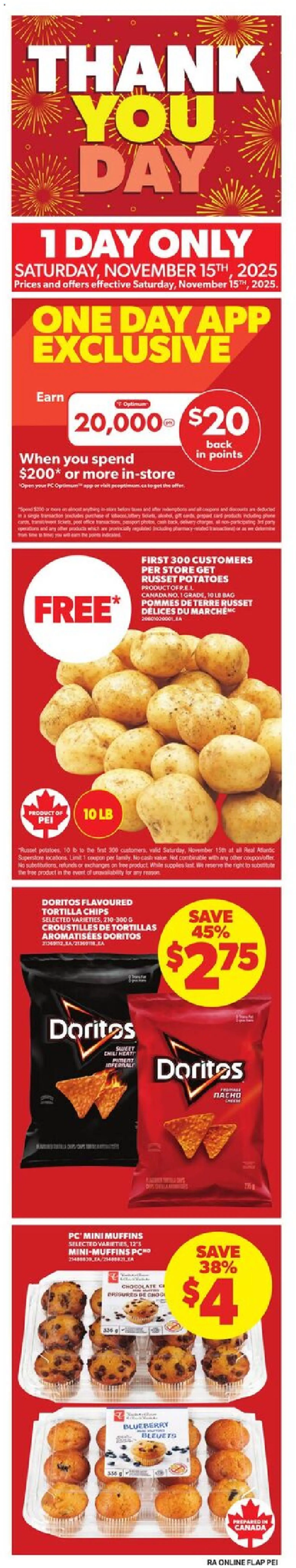 Preview of leaflet Weekly Flyer - PE from shop Atlantic Superstore is valid from Nov 13, 2025
